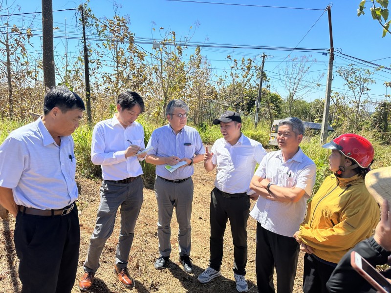 Hiệp hội nông nghiệp hữu cơ của tỉnh Kagoshima, Nhật Bản khảo sát mô hình nông nghiệp hữu cơ tại Đắk Lắk