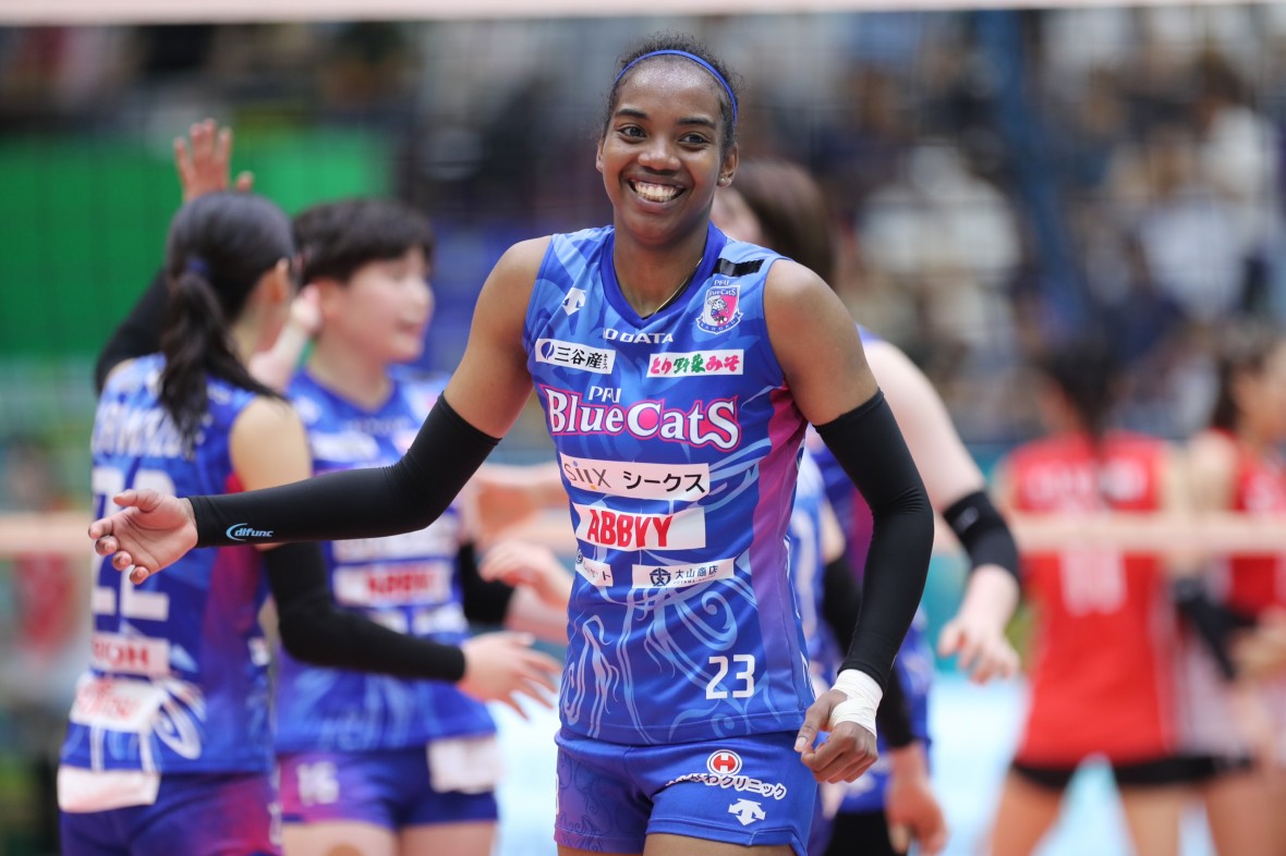 Vận động viên được đánh giá xuất sắc toàn diện Valdes Melissa thuộc PFU Blue Cats (Nhật Bản).