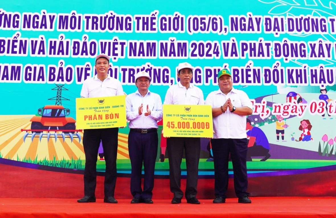 Công ty CP Phân bón Bình Điền triển khai nhiều hoạt động hưởng ứng Ngày Môi trường thế giới Công ty CP Phân bón Bình Điền triển khai nhiều hoạt động hưởng ứng Ngày Môi trường thế giới