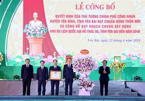 Huyện Yên Bình vươn lên đạt chuẩn nông thôn mới