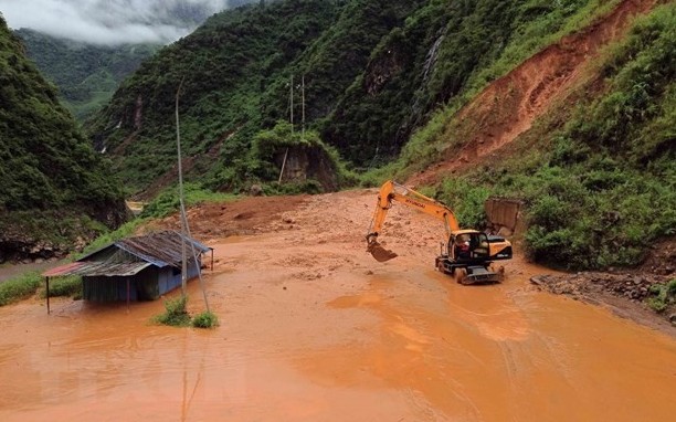 Nhiều nơi ở khu vực Bắc Bộ đối mặt với nguy cơ lũ quét và sạt lở đất