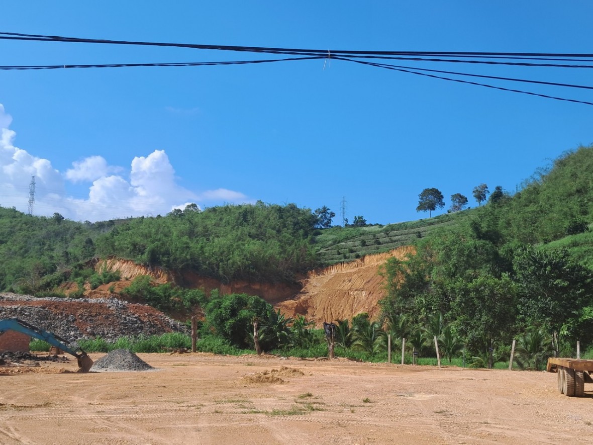 Tự ý san ủi mặt bằng, một trường hợp tại huyện Krông Nô, Đắk Nông bị phạt