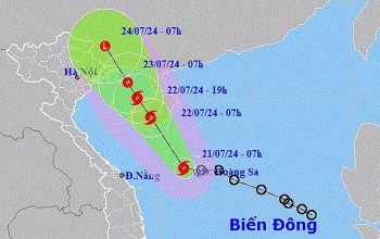 Bão số 2 Prapiroon vào miền Bắc gây mưa lớn, cảnh báo lũ lụt