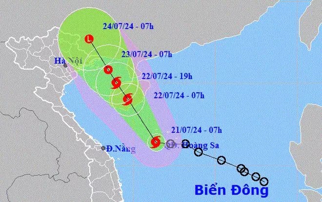 Bão số 2 Prapiroon vào miền Bắc gây mưa lớn, cảnh báo lũ lụt