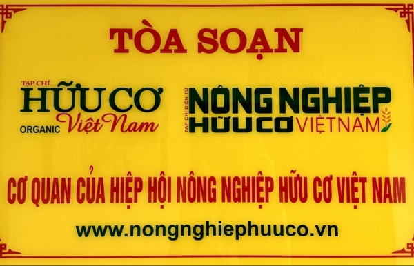 Tạp chí Hữu cơ Việt Nam thông báo thay đổi địa chỉ tòa soạn