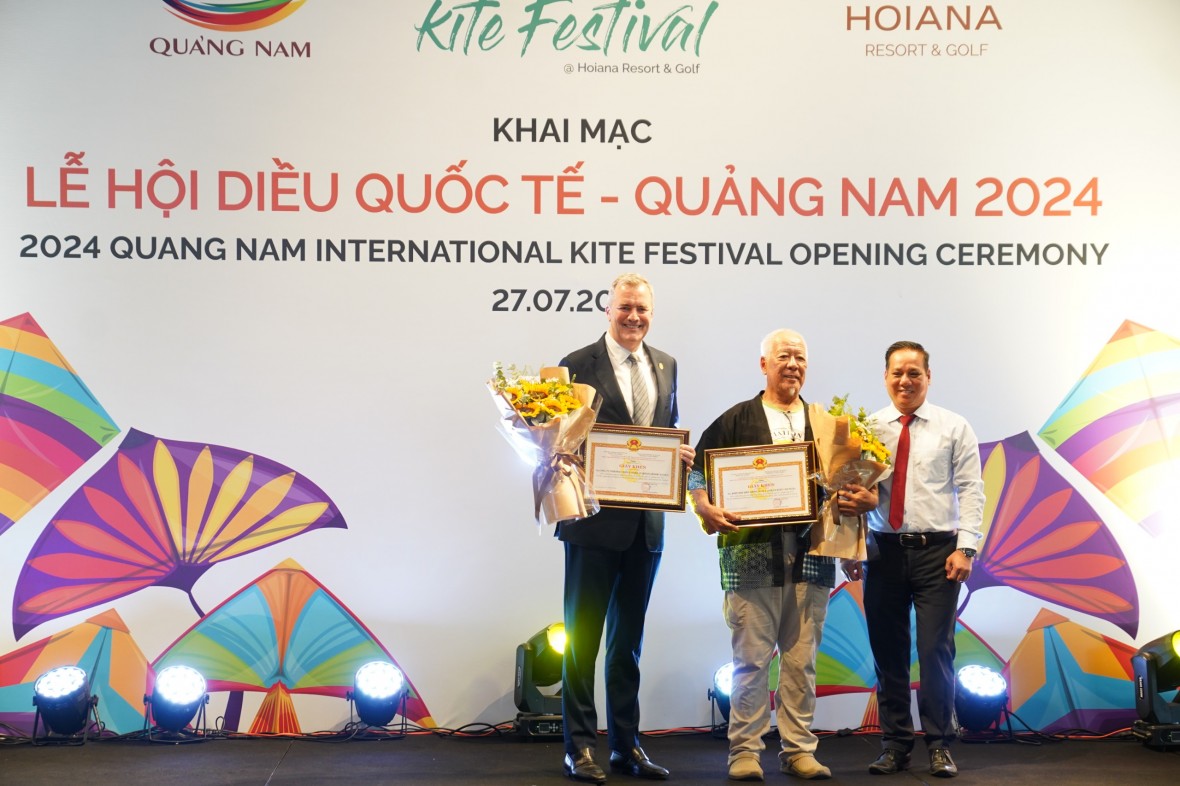 Những cánh diều no gió tại “Lễ hội Diều Quốc tế - Quảng Nam 2024”