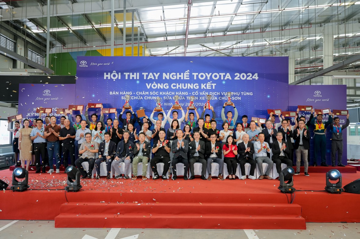 Toyota Việt Nam tổ chức hội thi tay nghề 2024