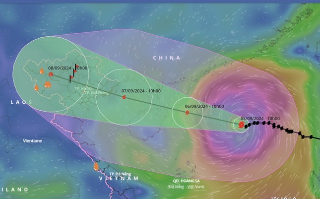 Bão YAGI tăng cấp 16, có khả năng trở thành siêu bão