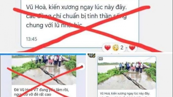 Diễn biến lũ: Tỉnh táo trước thông tin “gây nhiễu”