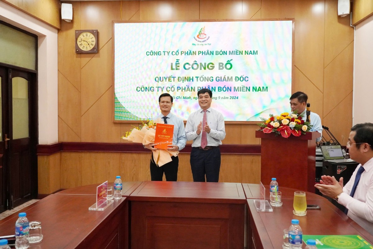 Ông Đỗ Văn Tuấn được bổ nhiệm làm Bí thư, Tổng Giám đốc Công ty CP Phân bón Miền Nam