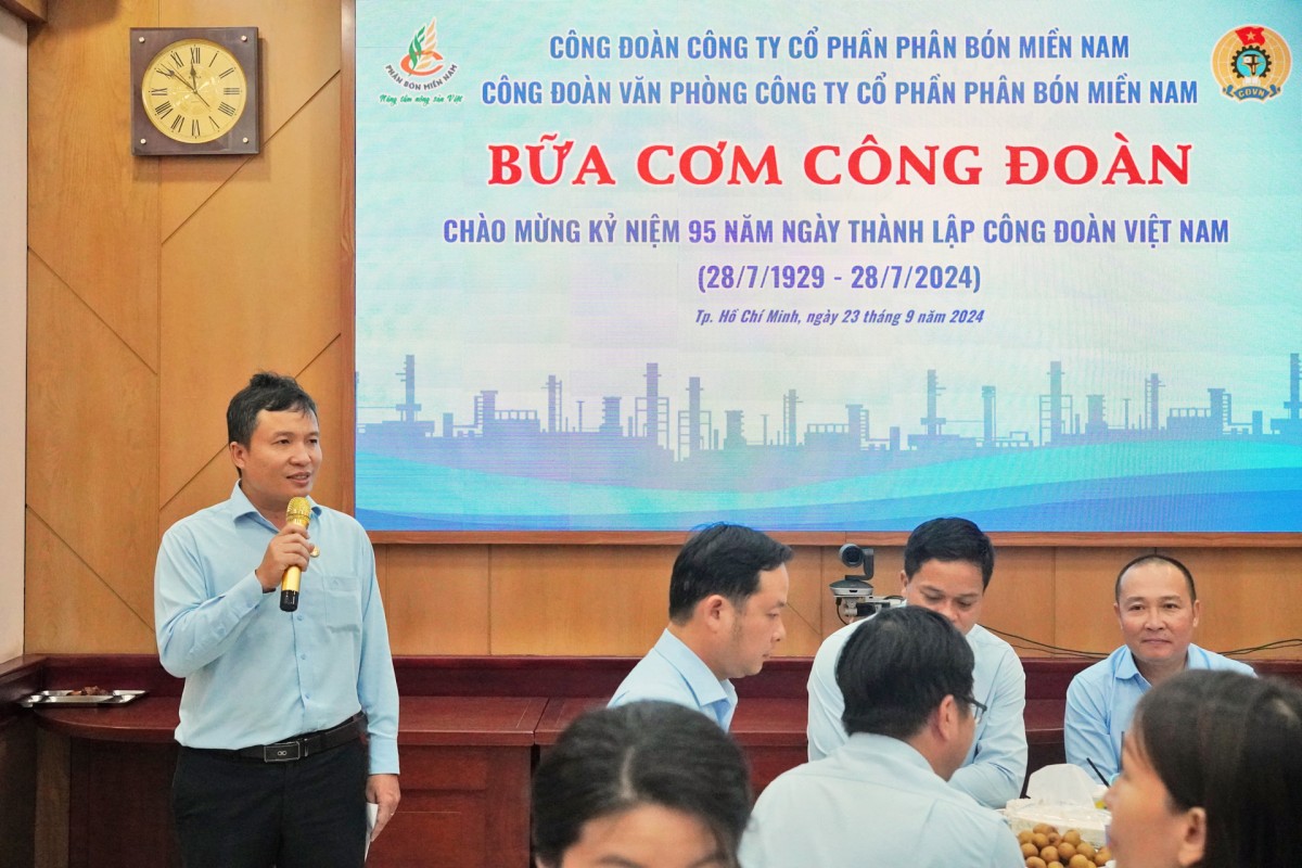 Phân bón Miền Nam: “Bữa cơm Công đoàn” gắn kết đoàn viên, người lao động