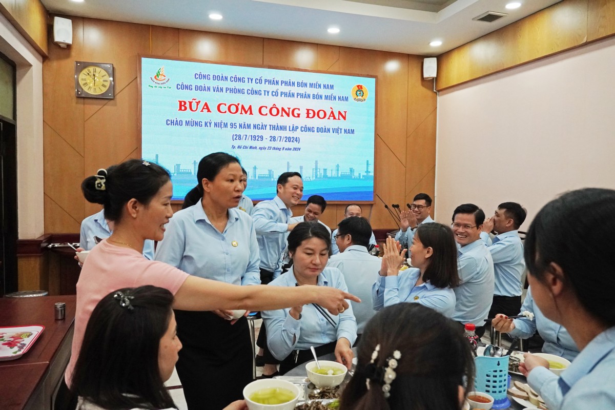 Phân bón Miền Nam: “Bữa cơm Công đoàn” gắn kết đoàn viên, người lao động