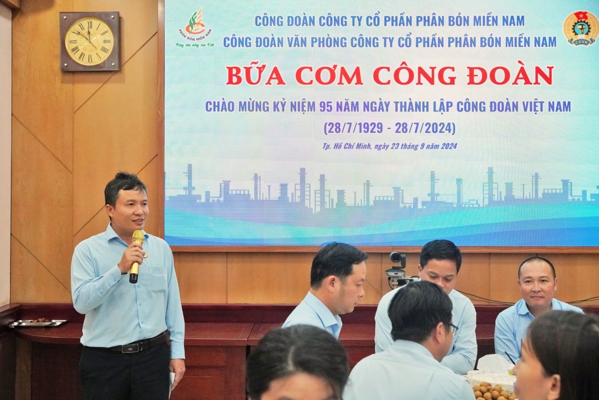 Phân bón Miền Nam: “Bữa cơm Công đoàn” gắn kết đoàn viên, người lao động