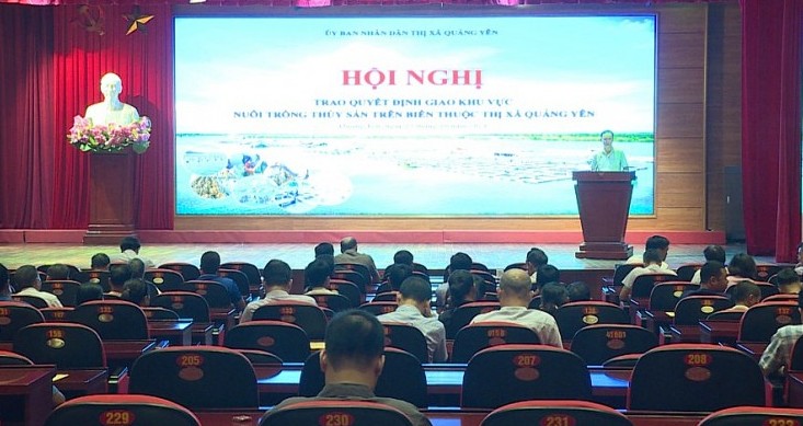 Quảng Ninh: 164 hộ đầu tiên ở TX Quảng Yên được giao khu vực nuôi trồng thủy sản