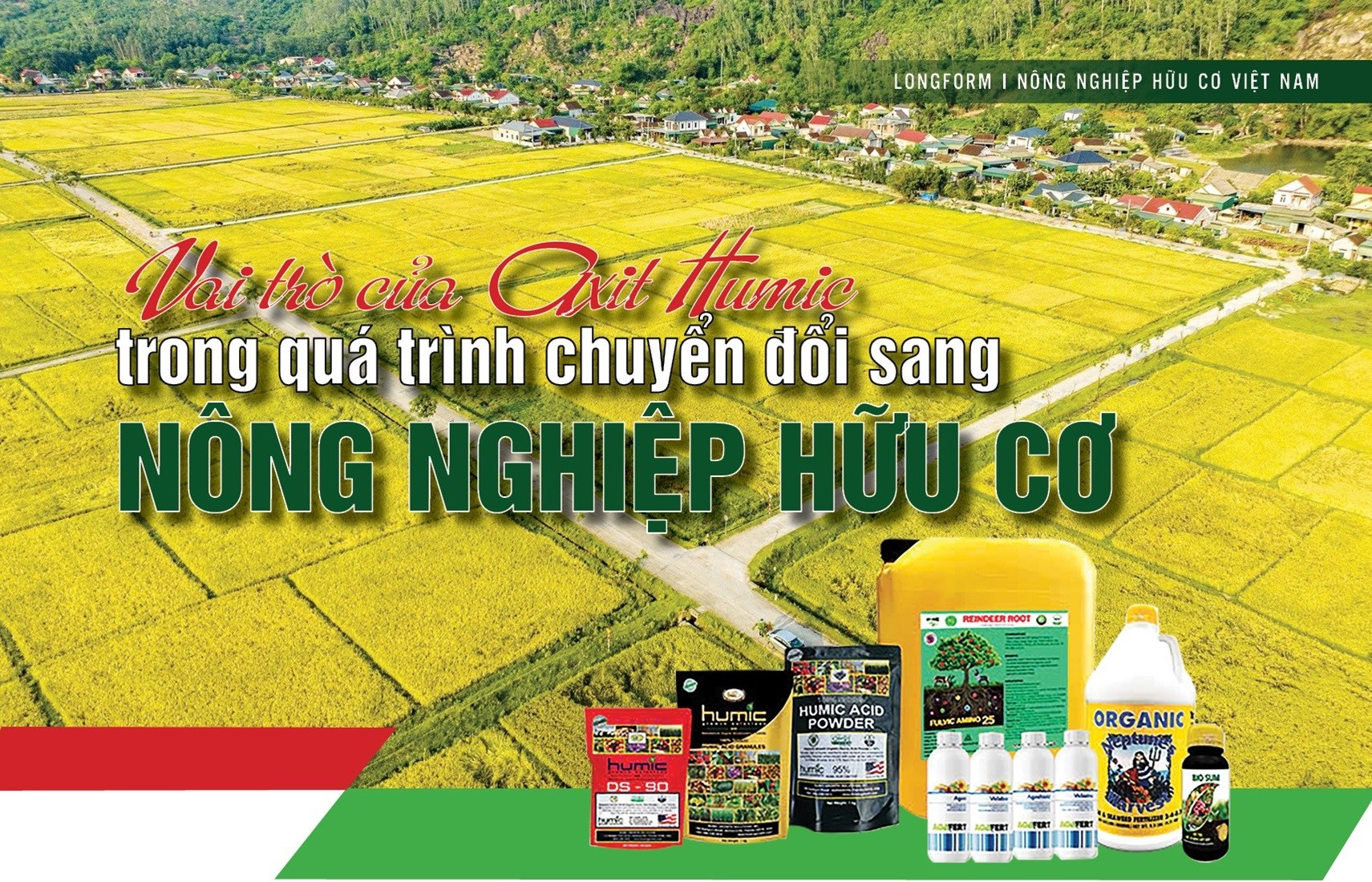 [Longform] Vai trò của Axit Humic trong quá trình chuyển đổi sang nông nghiệp hữu cơ