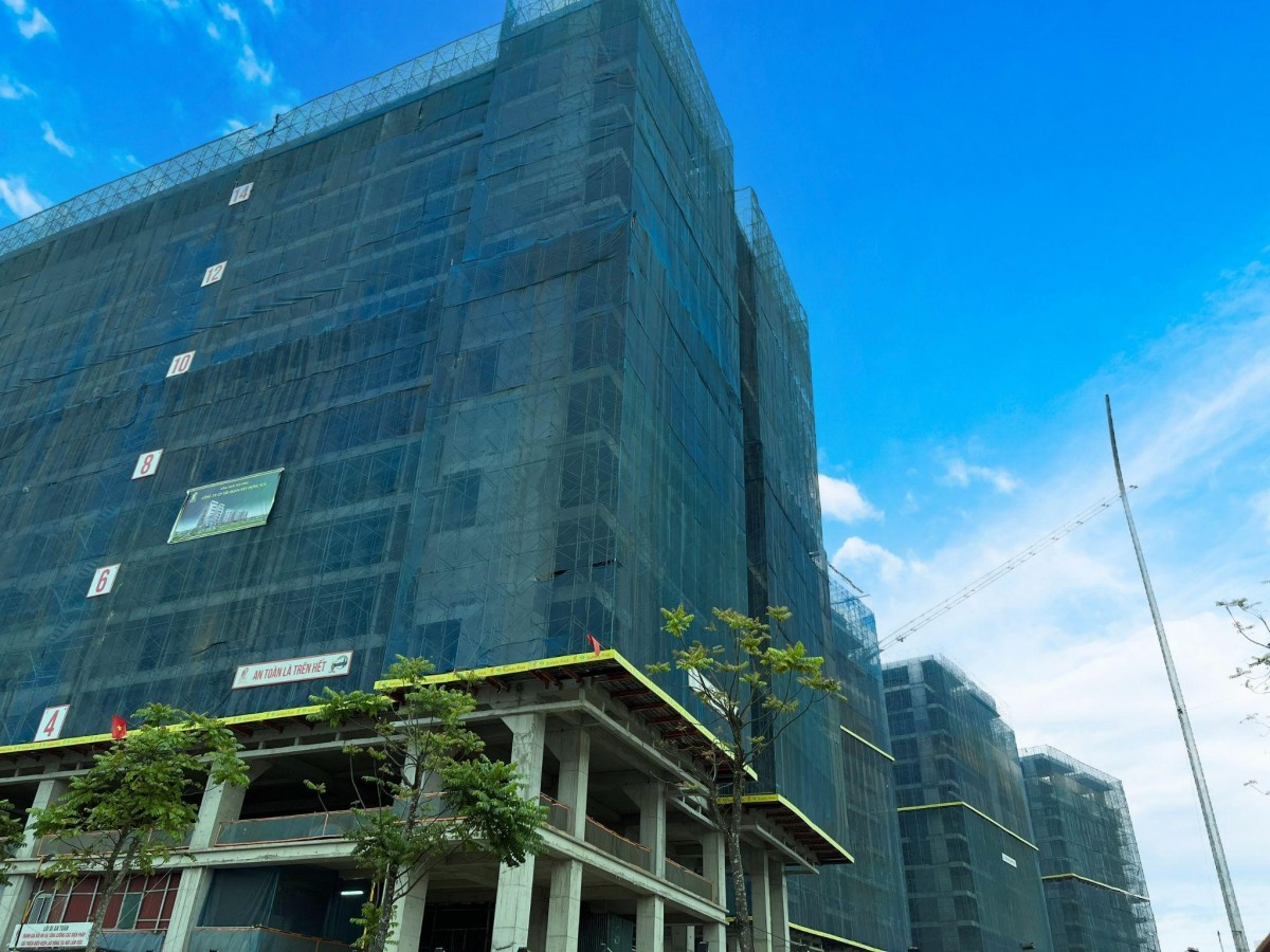 Công tác thi công được đẩy mạnh triển khai nhằm đảm bảo tiến độ  