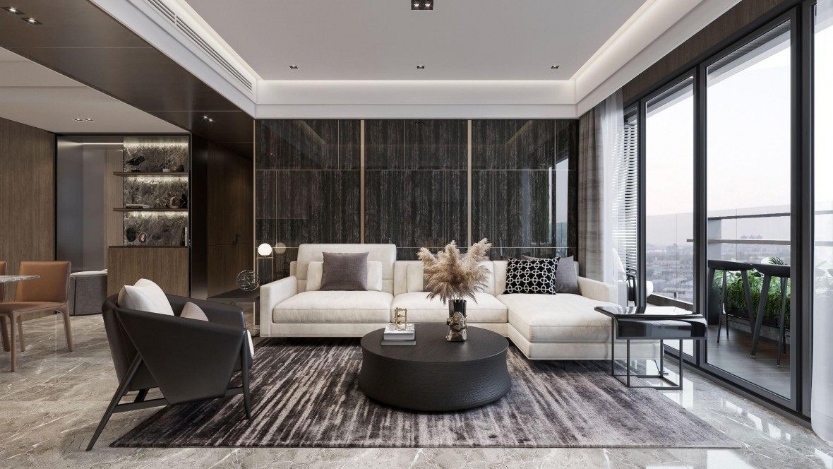 Không gian sang trọng, thoáng đãng trong mỗi căn hộ tại Sunshine Green Iconic.  