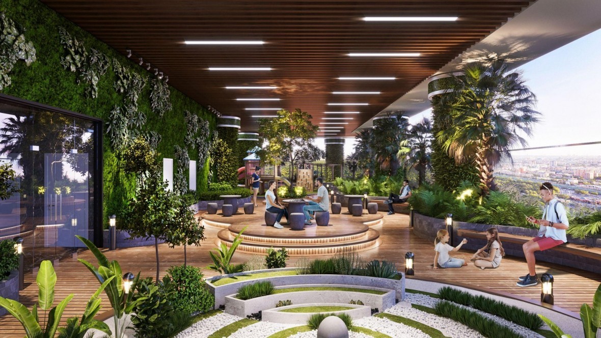 Tiện ích nội khu được chủ đầu tư đặc biệt chú trọng tới yếu tố chăm sóc sức khỏe cho toàn bộ cư dân và gia đình.  