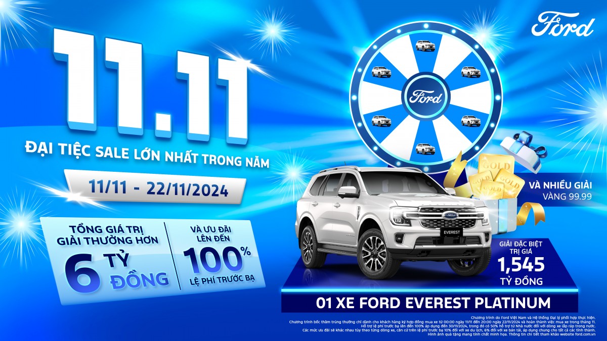 Mua xe Ford, trúng xe Everest: 