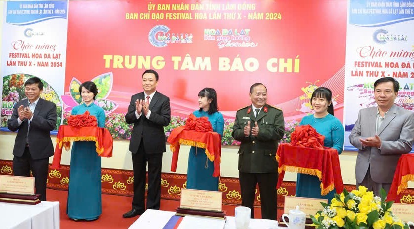 Lâm Đồng: Khai trương Trung tâm báo chí phục vụ Festival Hoa Đà Lạt lần thứ 10