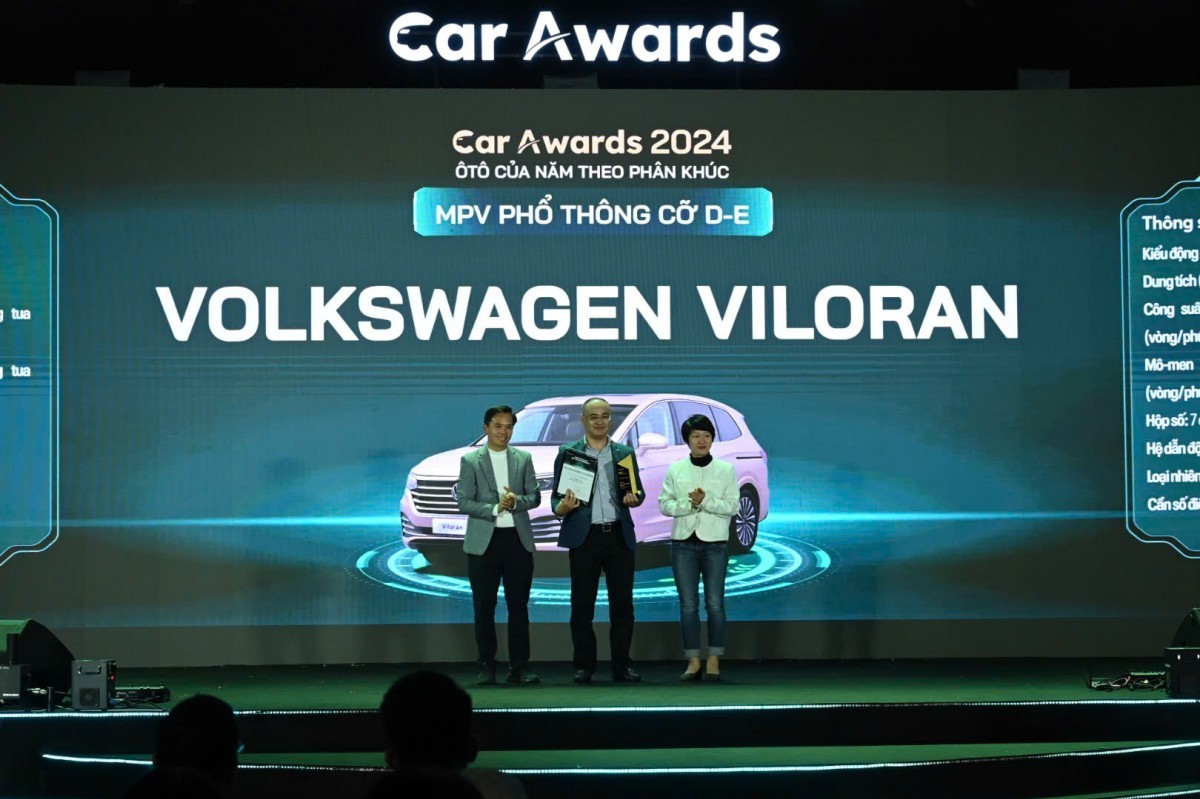 Volkswagen Viloran được vinh danh Ô tô của năm 2024 phân khúc MPV