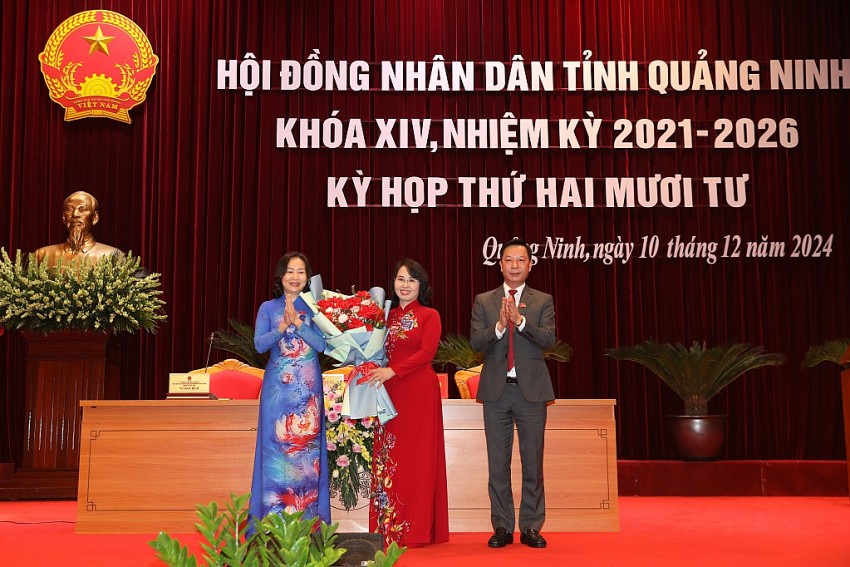 Bà Trịnh Thị Minh Thanh, Phó Bí thư Thường trực Tỉnh ủy, Chủ tịch HĐND tỉnh. Ảnh:Baoquangninh