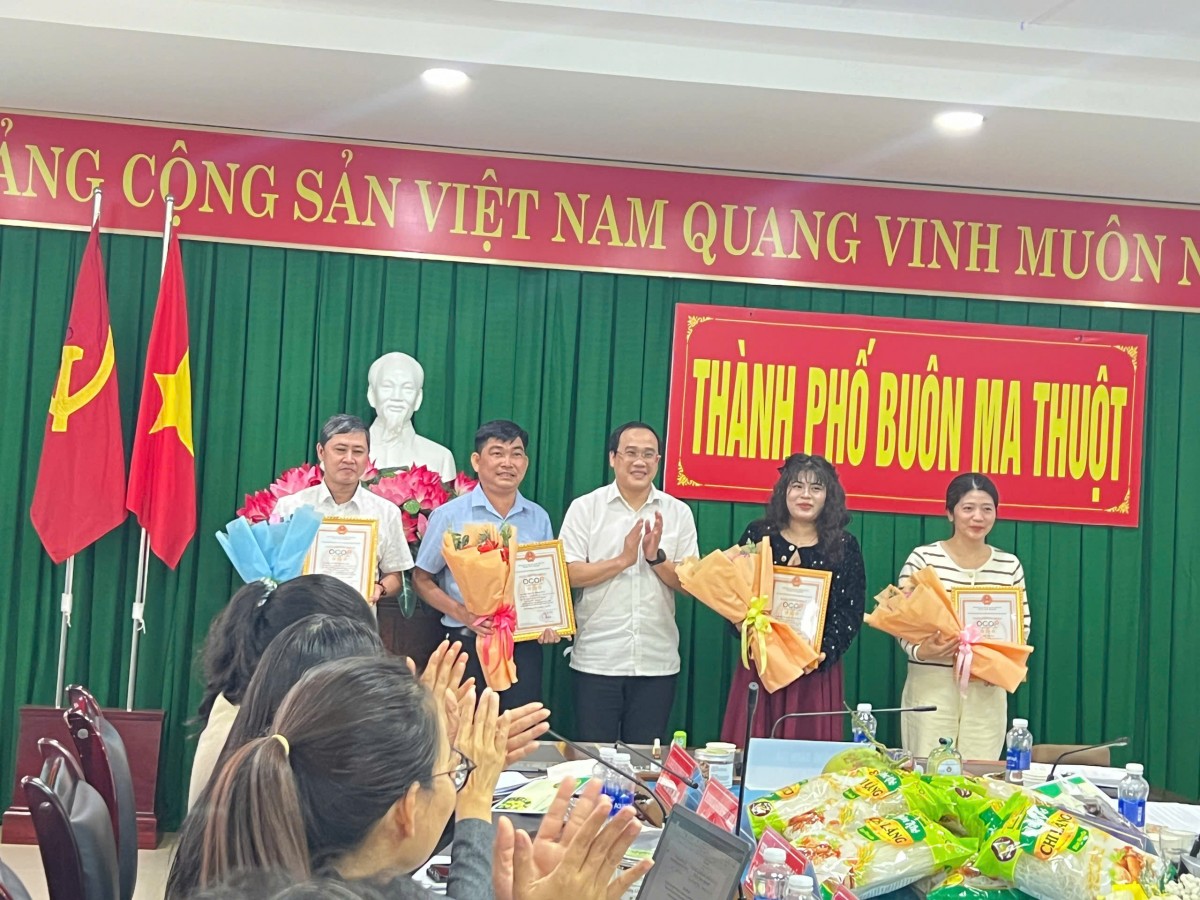 Đắk Lắk: Đánh giá và phân hạng sản phẩm OCOP thành phố Buôn Ma Thuột đợt 2 năm 2024