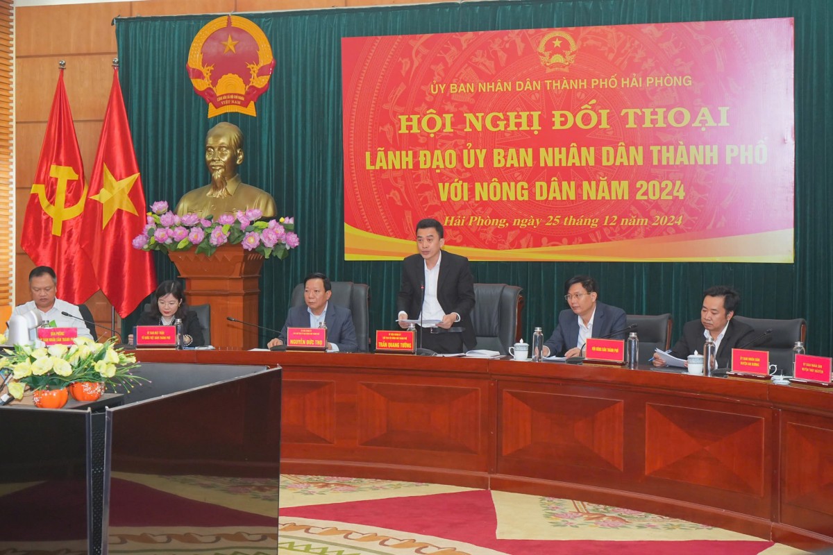 Hải Phòng: Hội nghị đối thoại giữa lãnh đạo UBND thành phố với nông dân năm 2024