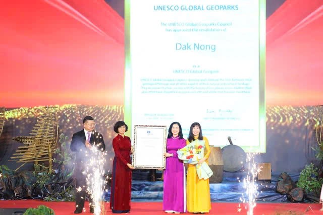 Đắk Nông: Đón nhận danh hiệu Công viên địa chất toàn cầu UNESCO lần thứ 2