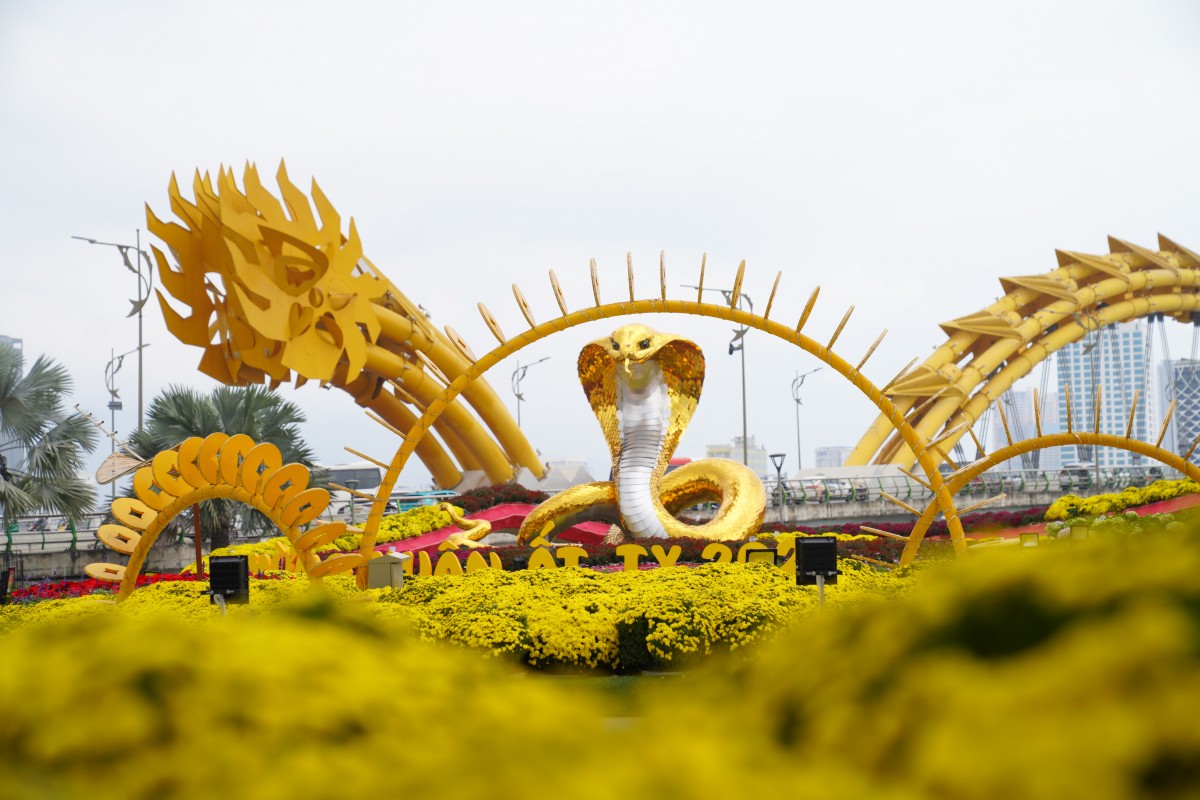 Ngắm biểu tượng linh vật rắn Đà Nẵng hay biểu tượng Ngành Y? Ngắm biểu tượng linh vật rắn Đà Nẵng hay biểu tượng Ngành Y?