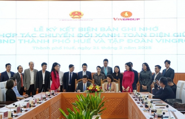 Huế và Vingroup "bắt tay" kiến tạo đô thị xanh
