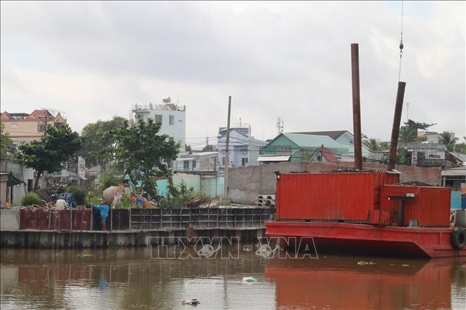 Tiền Giang: Xây bờ kè 30 tỷ đồng chống sạt lở sông Cái Bè