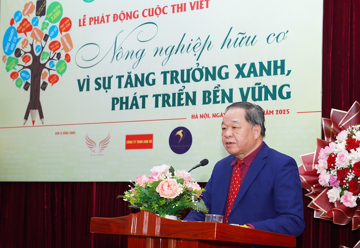 Phát động cuộc thi viết “Nông nghiệp Hữu cơ - Vì sự tăng trưởng xanh, phát triển bền vững”