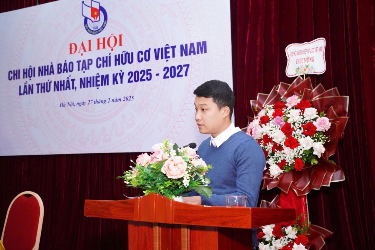 Đại hội chi bộ nhà báo tạp chí hữu cơ việt nam: định hướng phát triển báo chí hiện đại