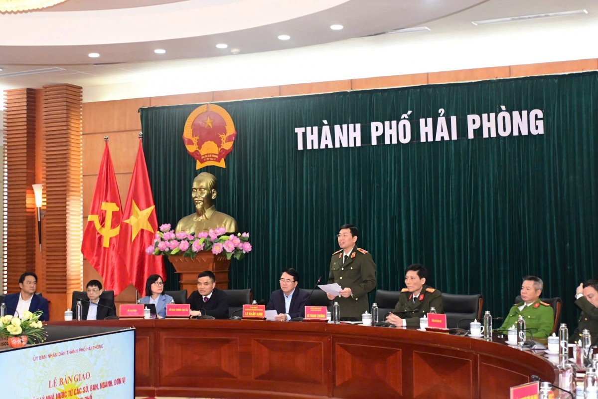 Hải Phòng: Công an thành phố tiếp nhận 5 nhiệm vụ từ các Sở, ban, ngành