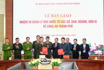 Hải Phòng: Công an thành phố tiếp nhận 5 nhiệm vụ từ các Sở, ban, ngành