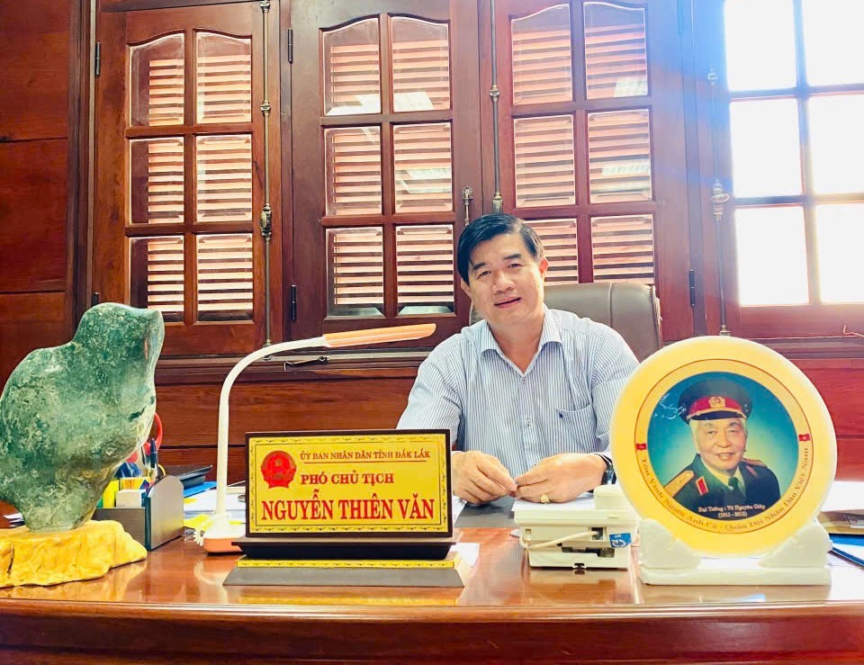 Chính phủ giao Quyền Chủ tịch UBND tỉnh Đắk Lắk cho ông Nguyễn Thiên Văn