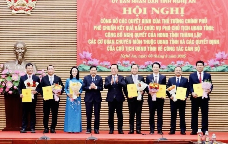 Nghệ An, Hà Tĩnh công bố lãnh đạo Sở Nông nghiệp và Môi trường sau sắp xếp bộ máy