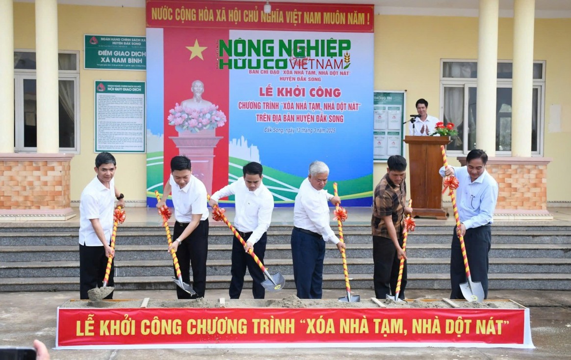 Đắk Nông: Huyện Đắk Song khởi công Chương trình xóa nhà tạm, nhà dột nát