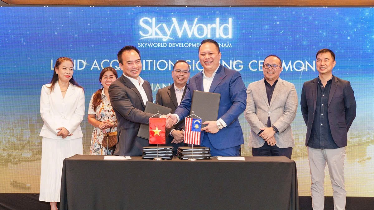 Chủ đầu tư SkyWorld Việt Nam thành công trong thương vụ mua lại 100% cổ phần của Công ty Cổ phần Sản xuất Thương mại và Kinh doanh Bất động sản Thuận Thành (Nguồn ảnh: SkyWorld Group)