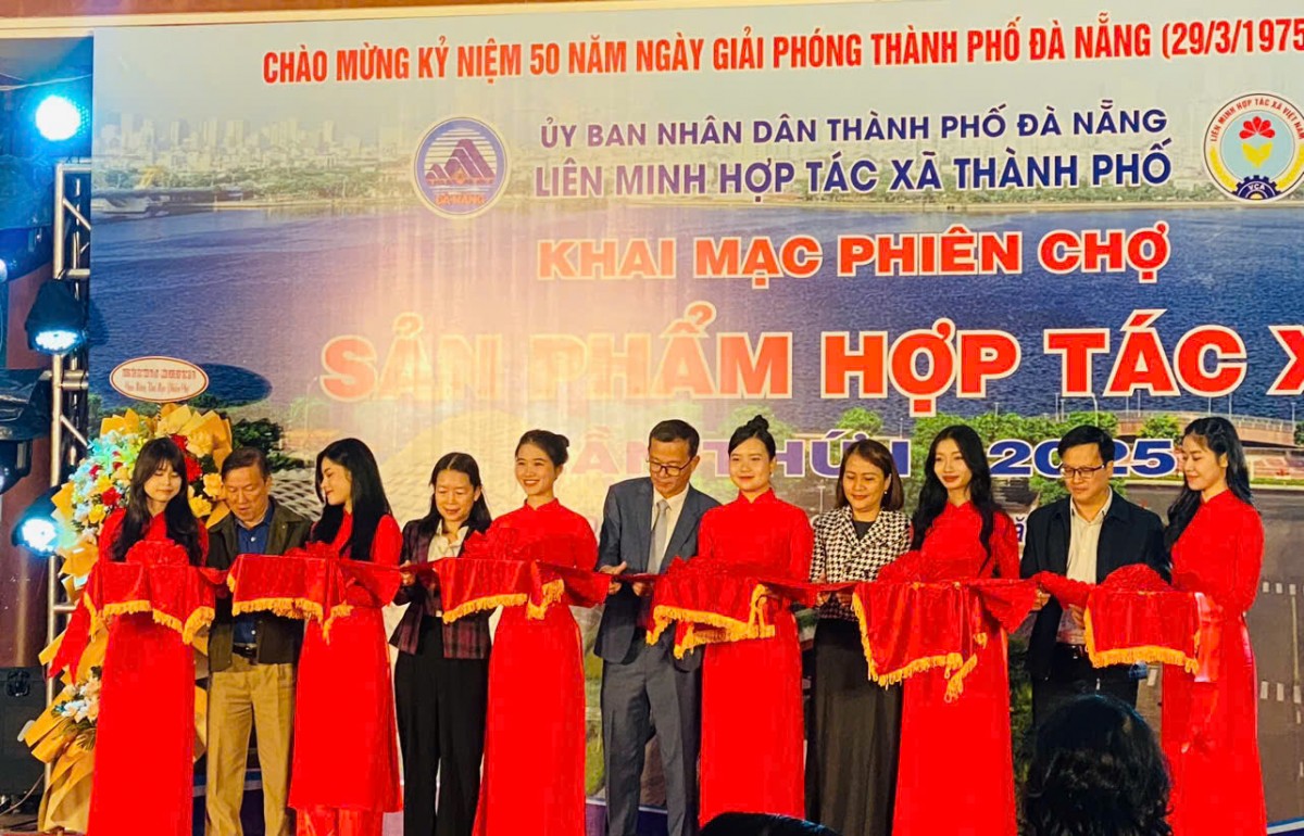 Phiên chợ Liên minh HTX Đà Nẵng: Kết nối cung cầu, thúc đẩy kinh tế tập thể