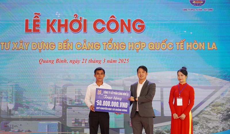 Quảng Bình: Khởi công Bến cảng tổng hợp Quốc tế Hòn La giai đoạn I