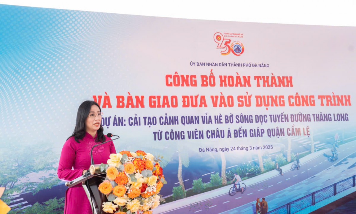 Đà Nẵng tôn tạo cảnh quan, bảo vệ môi trường dọc bờ sông Thăng Long