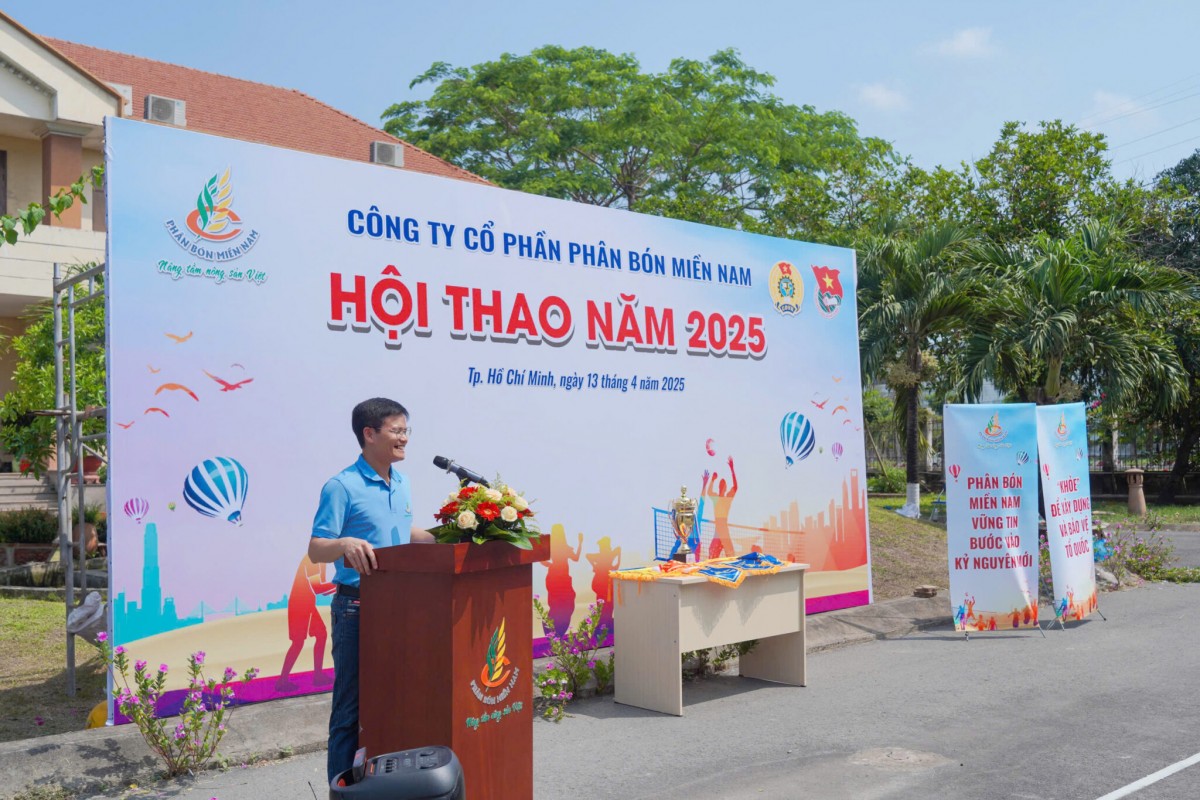 Hội thao Công ty Phân bón Miền Nam: Rèn luyện thể dục thể thao theo gương Bác Hồ vĩ đại