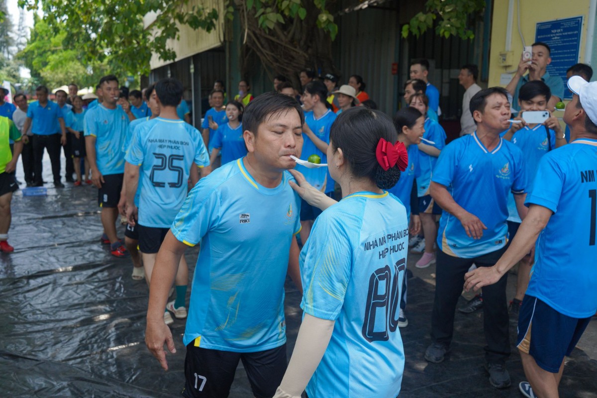 Hội thao Công ty Phân bón Miền Nam: Rèn luyện thể dục thể thao theo gương Bác Hồ vĩ đại