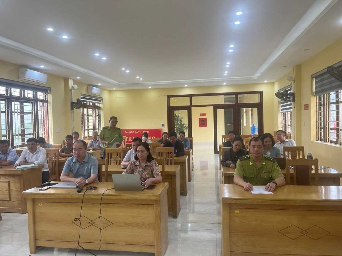 Tuyên truyền công tác QLBVR, PCCCR tại xã Yên Than