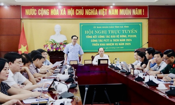 Hà Tĩnh siết chặt bảo vệ rừng và ứng phó thiên tai trong bối cảnh biến đổi khí hậu