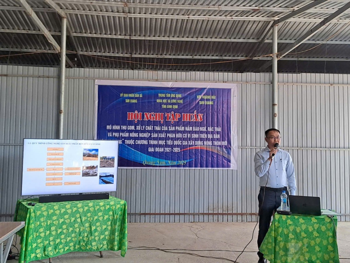 Quảng Nam: Xây dựng mô hình nông nghiệp xanh từ rác thải và phụ phẩm nông nghiệp