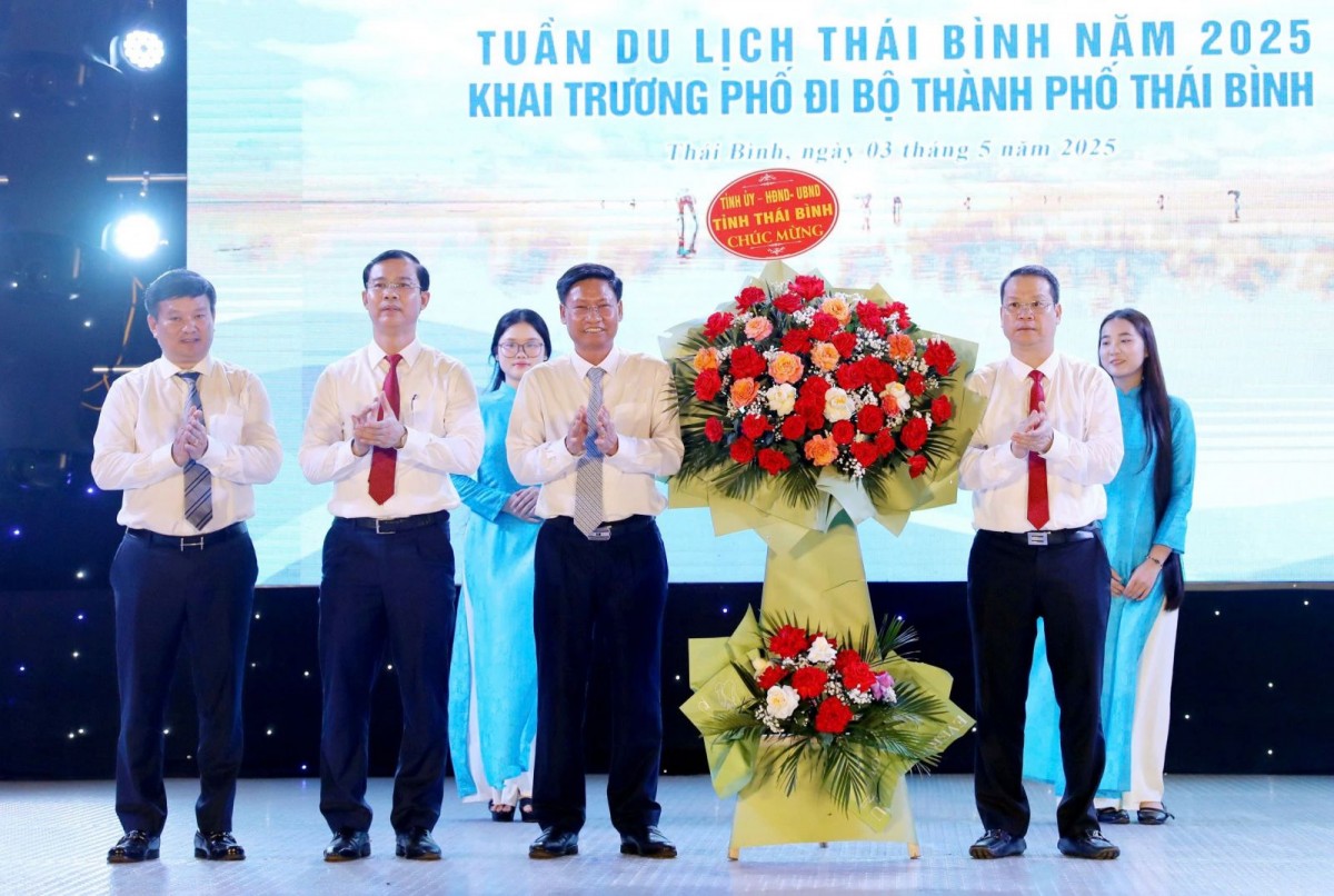 Khai mạc Tuần Du lịch Thái Bình 2025 và khai trương phố đi bộ thành phố Thái Bình