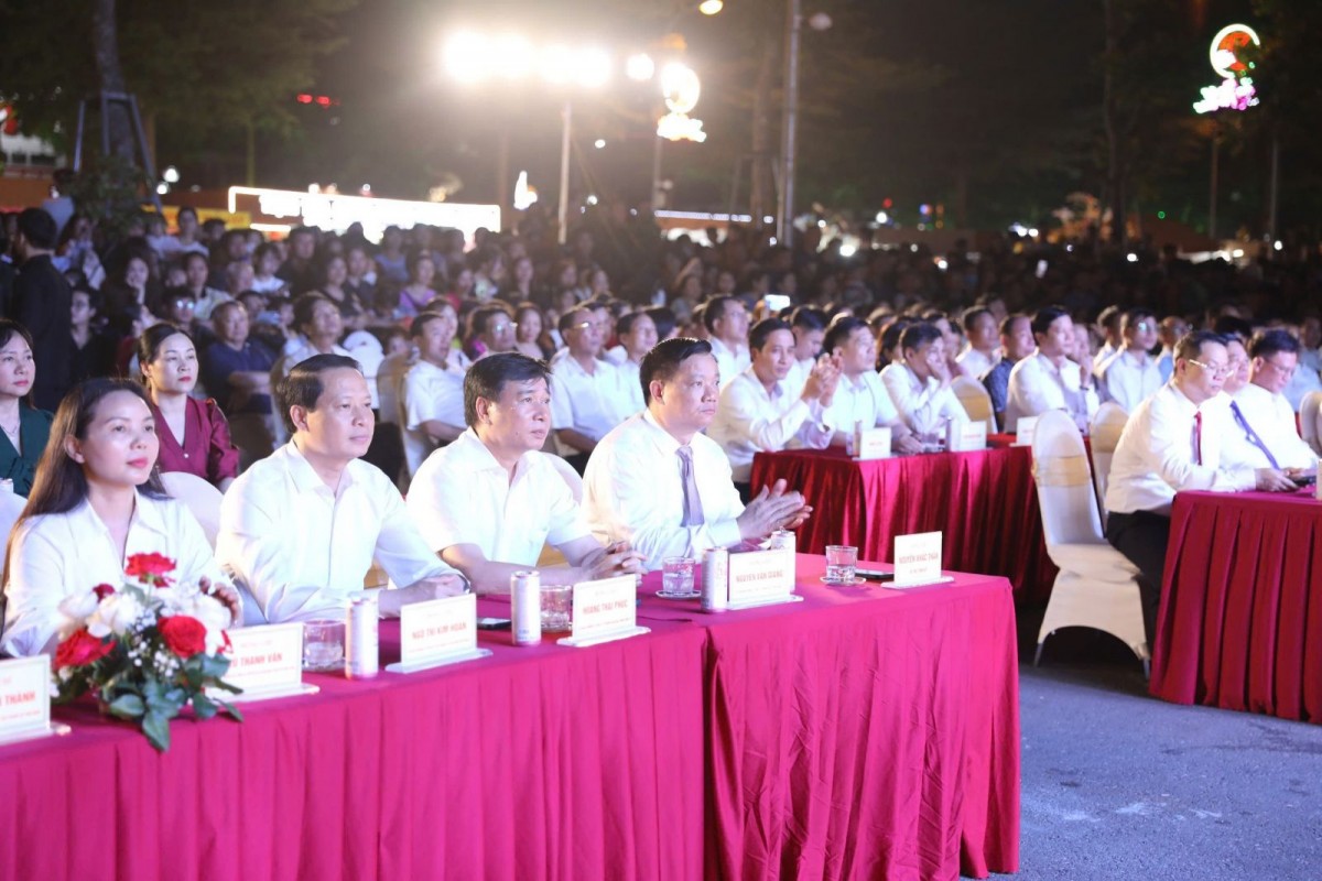 Khai mạc Tuần Du lịch Thái Bình 2025 và khai trương phố đi bộ thành phố Thái Bình